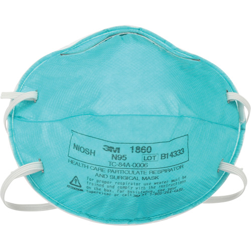 1860 Particulate Healthcare Respirator, N95, NIOSH Certified Ottawa Fastener Supply