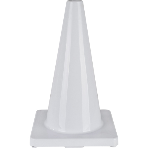 Coloured Traffic Cone, 18", White Ottawa Fastener Supply