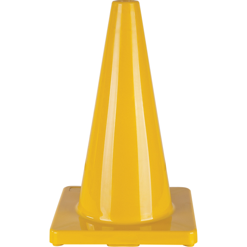 Coloured Traffic Cone, 18", Yellow Ottawa Fastener Supply