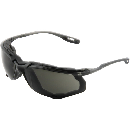 Virtua Safety Glasses with Foam Gasket, Grey/Smoke Lens, Anti-Fog, ANSI Z87+/Meets/Exceeds CSA Z94.3 Ottawa Fastener Supply