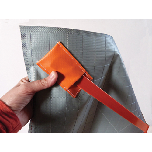 Arrow Roll-Up Temporary Conditions Sign , 24" x 24", Vinyl, Pictogram Ottawa Fastener Supply