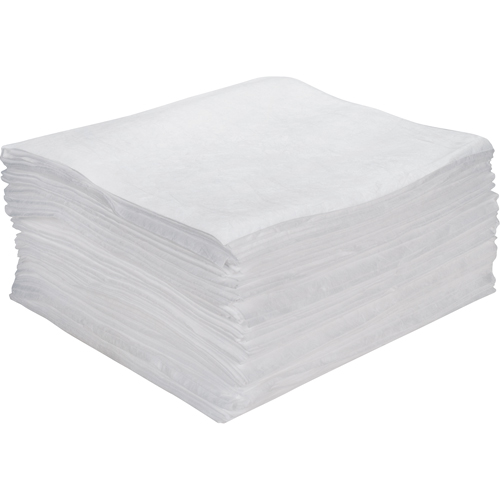Premium Meltblown Sorbent Pads, Oil Only, 15" x 18", 15 gal. Absorbancy Ottawa Fastener Supply