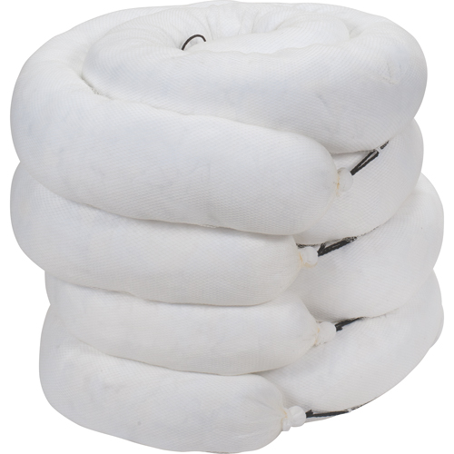 Sorbent Boom, Oil Only, 10' L x 8" W, 40 gal. Absorbancy, 4 /Pack Ottawa Fastener Supply