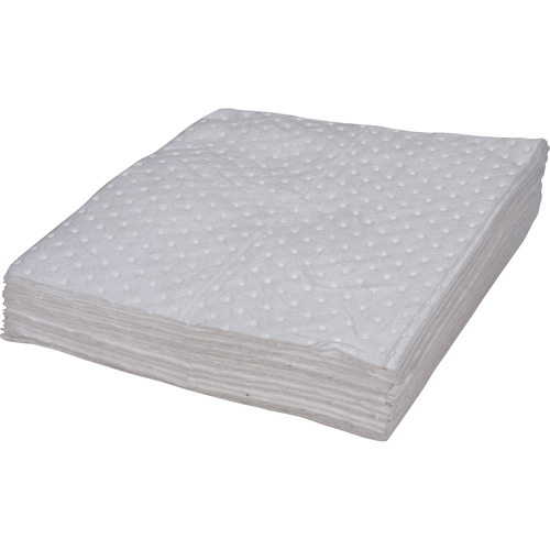 Premium Bonded Sorbent Pads, Oil Only, 15" x 17", 8 gal. Absorbancy Ottawa Fastener Supply