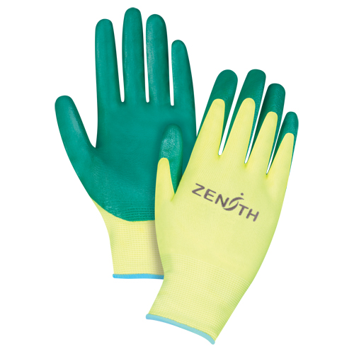 Gants de premi&egrave;re qualit&eacute; ZX-3, 10/T-Grand, R&ecirc;vetement Nitrile, Calibre 15, Enveloppe en Nylon Ottawa Fastener Supply