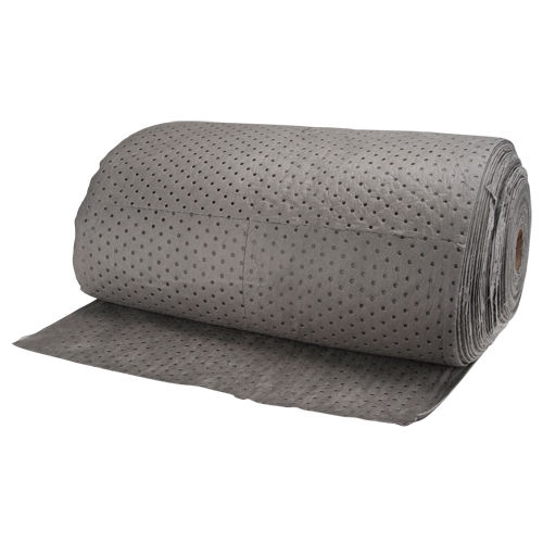 High Traffic Sorbents, Heavyweight, 150' L x 30" W, 60 gal. Absorbancy Ottawa Fastener Supply