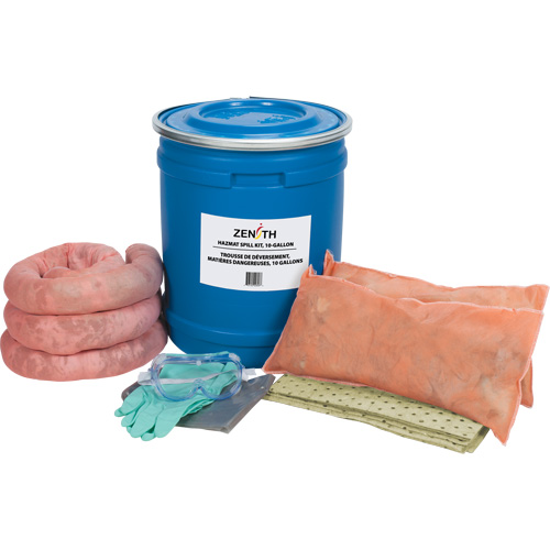 Truck Spill Kit, Hazmat, Drum, 10 US gal. Absorbancy Ottawa Fastener Supply