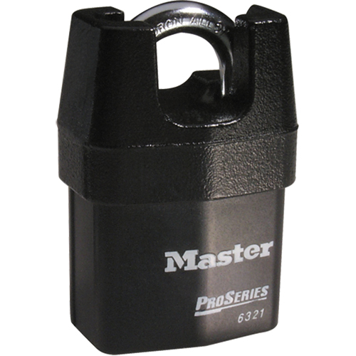 Cadenas prot&eacute;g&eacute; ProSeries, Noir, Cl&eacute;s diff&eacute;rentes, Acier lamin&eacute;, Largeur de 2-3/8" Ottawa Fastener Supply