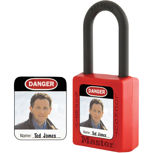 Zenex Thermoplastic Photo Padlock Identification Labels Ottawa Fastener Supply