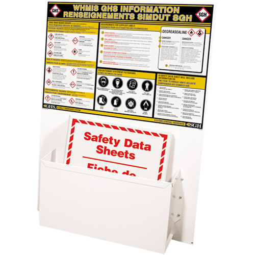 GHS Information Stations, English & French, Binders Included Ottawa Fastener Supply