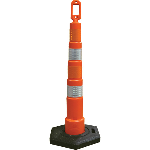 Grip N Go Trim Line Channelizers, 49" High, Orange Ottawa Fastener Supply
