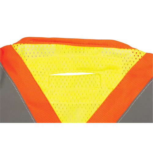 CSA Compliant High Visibility Surveyor Vest, High Visibility Lime-Yellow, Medium, Polyester Ottawa Fastener Supply