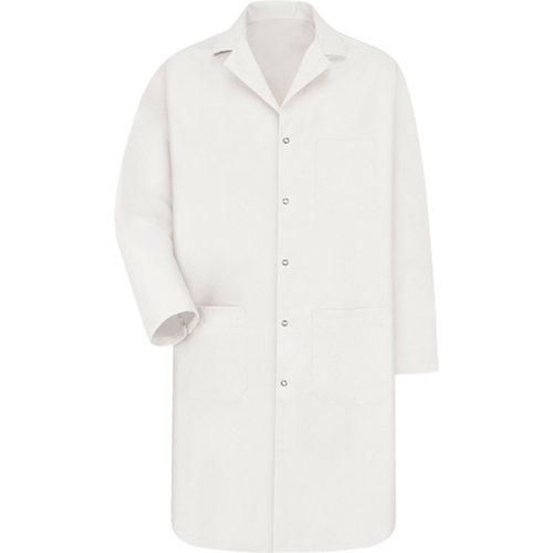 Lab Coat, Poly-Cotton, Small, White Ottawa Fastener Supply