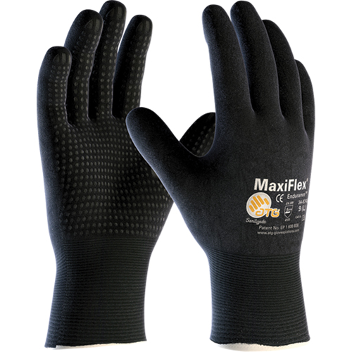 Gants ATG MaxiFlex Endurance 34-8745, 7/Petit, R&ecirc;vetement Mousse de nitrile, Calibre 15, Enveloppe en Nylon Ottawa Fastener Supply