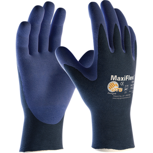 Gants ATG MaxiFlex Elite 34-274, 6/T-petit, R&ecirc;vetement Mousse de nitrile, Calibre 18, Enveloppe en Nylon Ottawa Fastener Supply