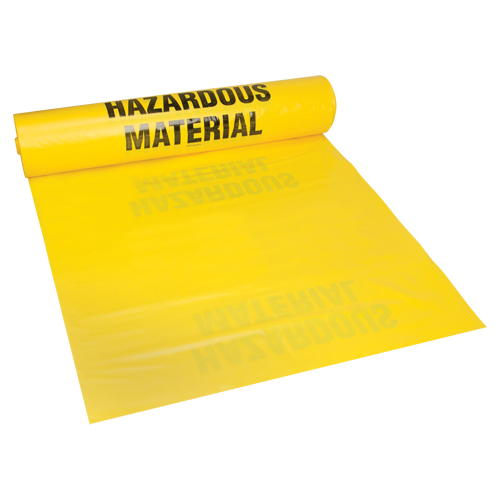 Hazardous Waste Bags, Infectious Waste, 60" L x 36" W, 208.2 L (55 Gal.) Capacity Ottawa Fastener Supply