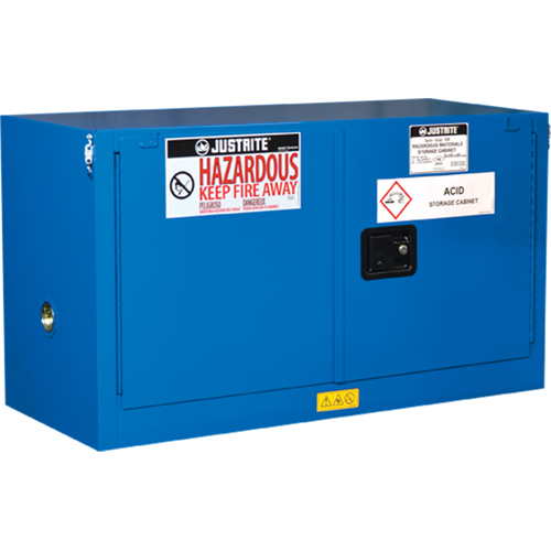 Armoires empilable pour rangement de mati&egrave;res dangereuses Sure-Grip Ex, 17 gal., 43" x 24" x 18" Ottawa Fastener Supply