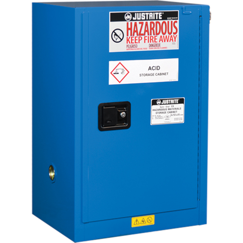ChemCor&reg; Lined Hazardous Material Compac Safety Cabinets, 12 gal., 23.25" x 35" x 18" Ottawa Fastener Supply