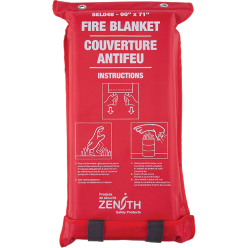 Couverture anti-feu, Fibre de verre, 60"la x 71"lo Ottawa Fastener Supply