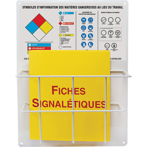 Panneaux de style panier pour mati&egrave;res dangereuses, Français, Compris reliures Ottawa Fastener Supply