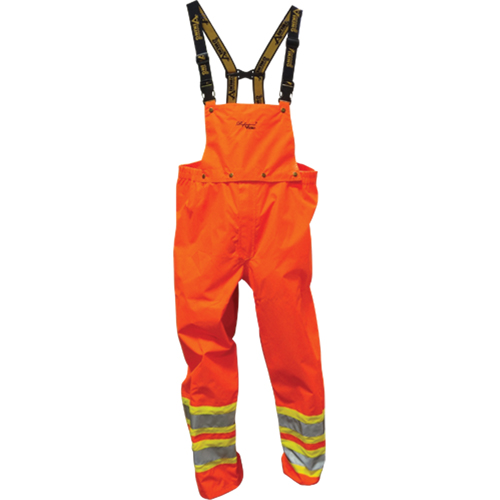 Safety Rainwear, Small, Polyester/PVC, Orange Ottawa Fastener Supply