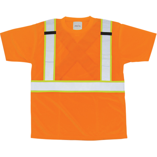 CSA Compliant T-Shirt, Polyester, Medium, Orange Ottawa Fastener Supply