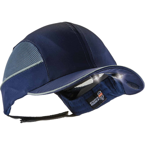 Casquette &agrave; bord long avec &eacute;clairage DEL Skullerz 8960, Bleu marin Ottawa Fastener Supply