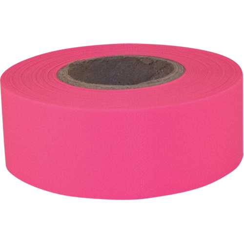 Ruban de signalisation Sub-Zero, 1,2" la x 150' lo, Rose fluorescent Ottawa Fastener Supply