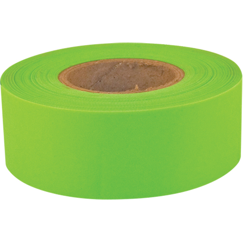 Ruban de signalisation Sub-Zero, 1,2" la x 150' lo, Lime fluorescent Ottawa Fastener Supply