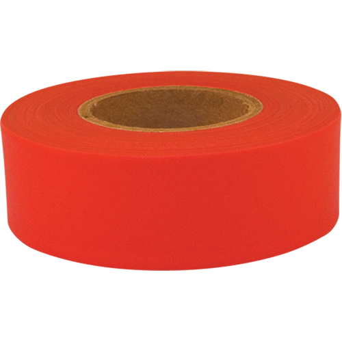 Ruban de signalisation Sub-Zero, 1,2" la x 150' lo, Rouge fluorescent Ottawa Fastener Supply