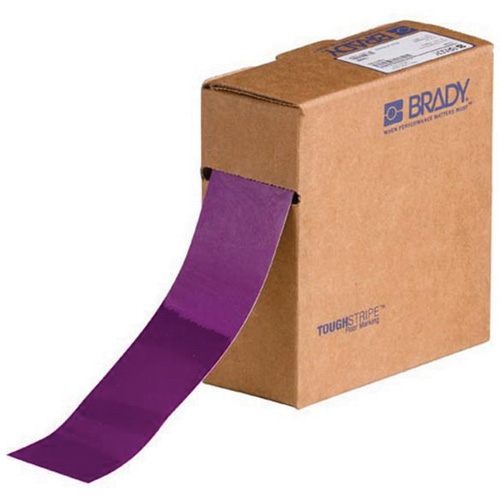 ToughStripe&reg; Floor Marking Tape, 2" x 100', Polyester, Purple Ottawa Fastener Supply