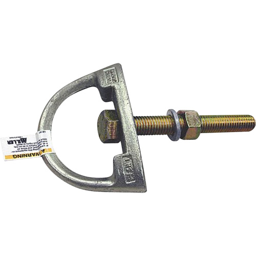 Miller&reg; Anchorage Connector with Hardware, D-Ring, Permanent Use Ottawa Fastener Supply