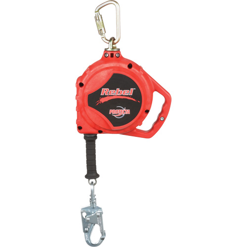Rebel Self Retracting Lifeline, 33', Stainless Steel, Swivel Ottawa Fastener Supply