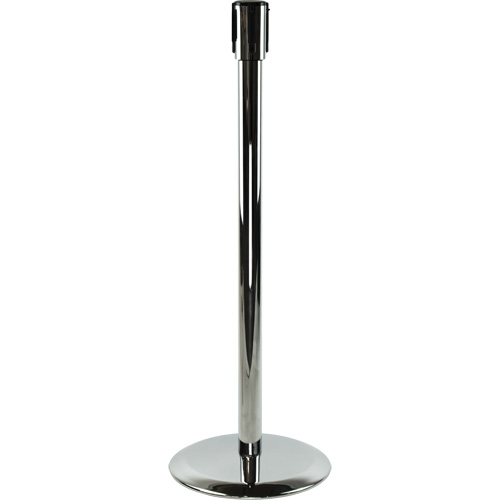 Poteaux recepteurs Slimline TensaBarrier, Hauteur de 38", Chrome poli Ottawa Fastener Supply