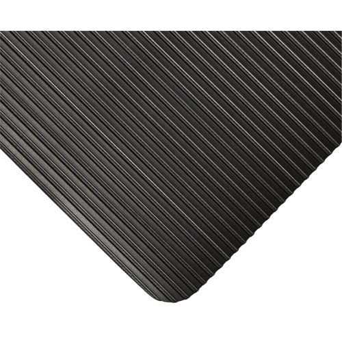 KleenSweep Mat No.391, Runner, 3' x 105' x 1/8", Black Ottawa Fastener Supply