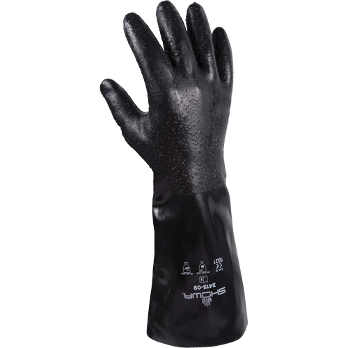 Gants 3415, Taille Petit/8, 14" lo, N&eacute;opr&egrave;ne, Doublure en Coton/Interlock, 66-mil Ottawa Fastener Supply