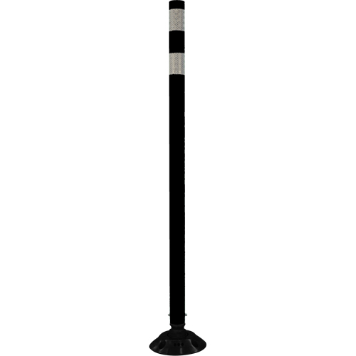 Impact Resistant Delineator, 48" H, Black Ottawa Fastener Supply
