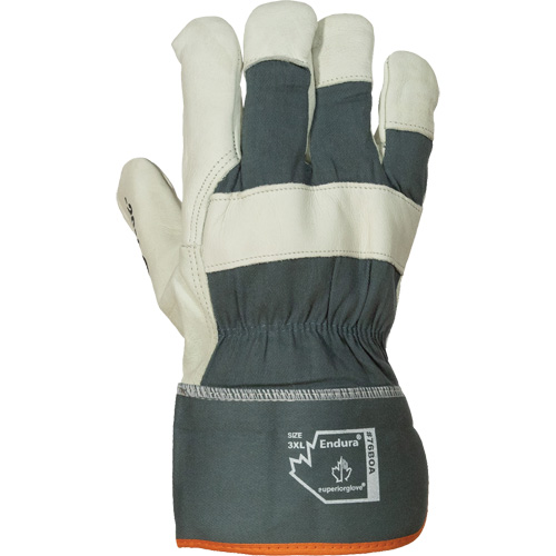 Endura&reg; Winter Fitters Gloves, Large, Grain Cowhide Palm, Boa Inner Lining Ottawa Fastener Supply