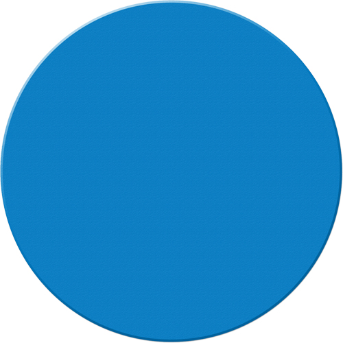 Marqueurs all&eacute;g&eacute;e/5S Armor Stripe, Cercle, 6" lo x 6" la, Bleu, Plastique Ottawa Fastener Supply