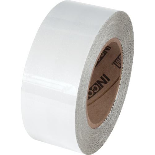 Tuff Mark&reg; Floor Marking Tape, 4" x 100', Polyester, White Ottawa Fastener Supply
