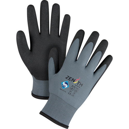 Gants enduits de premi&egrave;re qualit&eacute; ZX-30°, 11/2T-Grand, R&ecirc;vetement PVC, Calibre 15, Enveloppe en Nylon Ottawa Fastener Supply