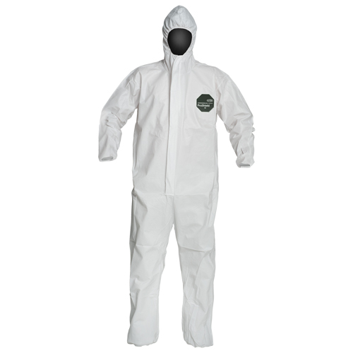 ProShield&reg; 50 Coveralls, Small, White, Microporous Ottawa Fastener Supply