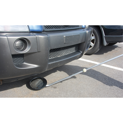 Miroir d'inspection, 8,5" dia, Ronde, Poign&eacute;e 47" Ottawa Fastener Supply