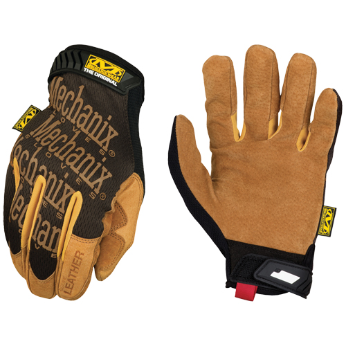 The Original&reg; Gloves, Small, Grain Leather Palm, Hook & Loop Cuff Ottawa Fastener Supply