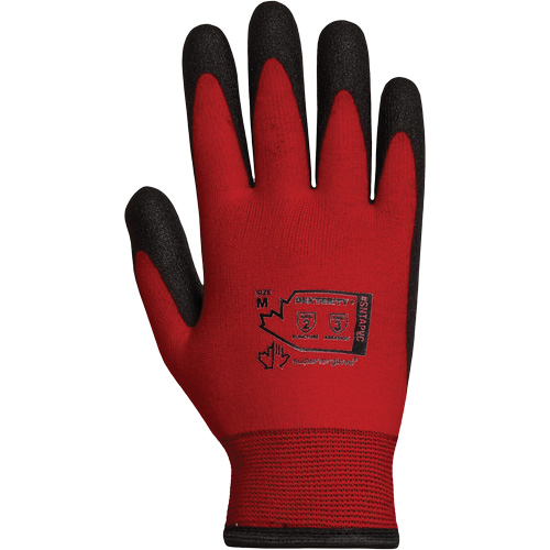Gants doubl&eacute;s pour l'hiver Dexterity, 10/T-Grand, R&ecirc;vetement PVC, Calibre 15, Enveloppe en Nylon Ottawa Fastener Supply