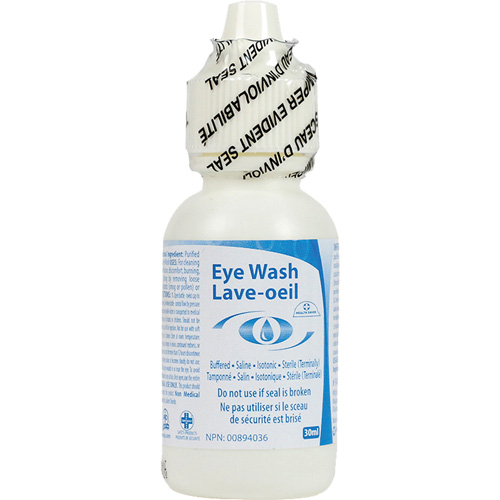 Eyewash Solution, Full Bottle, 30 ml Ottawa Fastener Supply