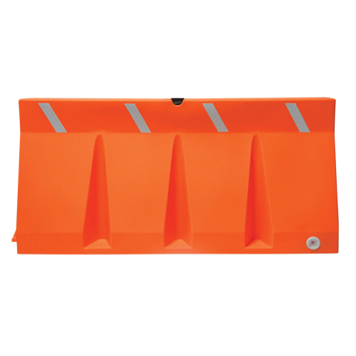 Barri&egrave;res de circulation, Rempli d'eau, 69,75" lo x 33,75" h, Orange Ottawa Fastener Supply