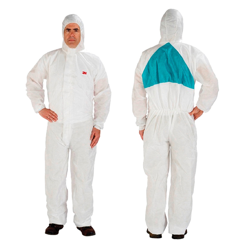 Protective Coveralls, 4X-Large, White, Polypropylene/SMS Ottawa Fastener Supply
