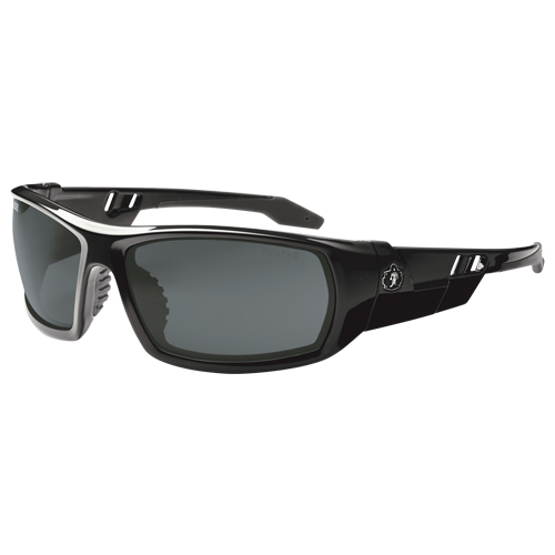 Skullerz&reg; Odin Safety Glasses, Smoke Lens, Anti-Scratch/Polarized, ANSI Z87+/Meets/Exceeds CSA Z94.3 Ottawa Fastener Supply