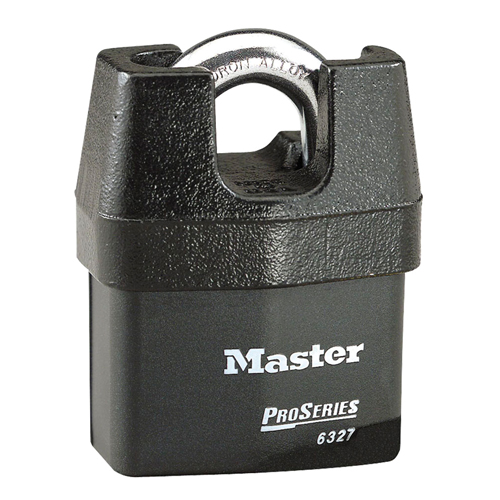 Cadenas prot&eacute;g&eacute; ProSeries, Noir, Cl&eacute;s diff&eacute;rentes, Acier lamin&eacute;, Largeur de 2-5/8" Ottawa Fastener Supply
